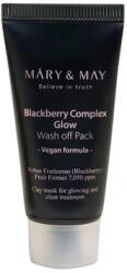 Máry & May Blackberry Complex Glow Wash off Pack ragyogásfokozó és öregedésgátló pakolás 30g
