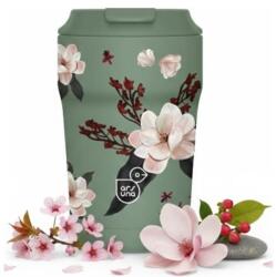 Ars Una - thermo bögre - Flowery green 350ml