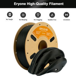  Eryone Glass Fiber Nylon PA12-GF - Black 3D Filament (1kg, 1.75mm) (B01311001)