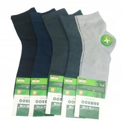 Aura Via 5 db Aura. via Férfi Bambusz Zokni Egyszínű Sima Mix, Size 43-46