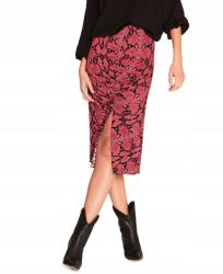 Ba&sh Egyenes Szoknya, hasítékkal, Size L, többszínű, viszkóz (380344)