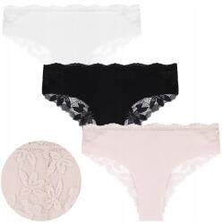 Moraj Bugyi Csipkés Bikini Moraj Női bugyi szexi csipkével 3-PAK XL (BDM750-003)