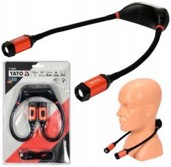 TOYA Led Nyakba Akasztható Lámpa, mágneses, állítható, 300lm (Yato YT-08599)