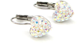 HÉRA SZÍV kapcsos fülbevaló (ab színjátszós 10 mm-es) (2023062711)