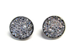 ROCKOS BEDUGÓS FÜLBEVALÓ - 15 mm (ezüst színű) (3093188)