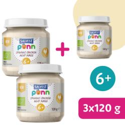Salvest Põnn 2+1 INGYEN: SALVEST Põnn BIO Csirkepüré (120 g)