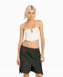 Bershka Sötétzöld Zsebes Nadrág (xs) (542145)