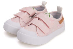 D.D.Step Tenisi fete, cu velcro, roz pudra de flori, 21/30 model roz (144F64)