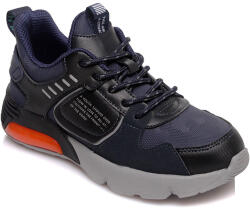 WEESTEP Pantofi sport băieți, cu șireturi, negru/albastru, 32/37 albastru închis (1341D2)