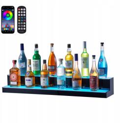 Vevor LED palacktartó polc, 102cm, RGB, RF távirányító, mobil applikáció, akril (Vevor)