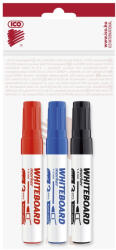 ICO Táblamarker készlet, 3mm, kerek Ico 11, 3 klf. szín (9580009001) - polusirodaszer