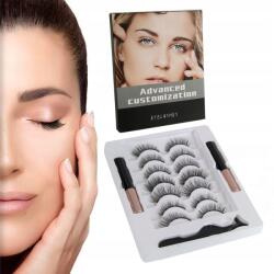 Lewer 7x Mágneses Szempilla Szett Csipesszel, 2x Mágneses Szemhéjtus, Dús, Hosszú, Szalagos (5905143804810)