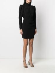 Ba&sh Fekete Ruha, Size S, mini, állógallérral, hosszú ujjú, poliészter (372775)