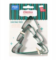 PME Choinka süteménykiszúrók, 3db-os készlet (PME-CH24CCC110)