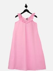 VERO MODA Rózsaszín MIDI Ruha Fodrokkal (M) (563106)