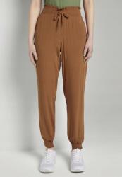 Tom Tailor Bő Szabású Nadrág, Size S, viszkóz, magas derék, 7/8-os szár, barna (388197)