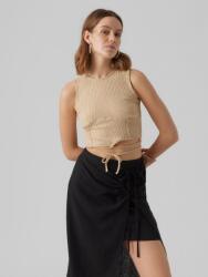 Vero Moda Bézs Csíkos Top Kötővel (L) (473473)