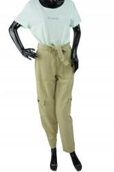 ONLY Magas Derékú Nadrág Övvel, Size S, zöld (320515)