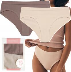 Henderson Bait K001 női bugyi, magas derekú, Size XL, bézs, barna