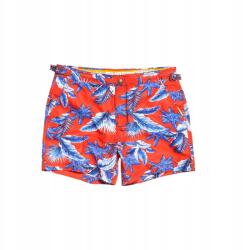 Superdry Piros Mintás Férfi Úszónadrág, Size S, 100% poliészter (372104)