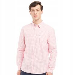 Jack Wills Fehér-rózsaszín kockás ing, Size M, galléros, slim fit (373909)