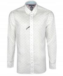 Tommy Hilfiger Férfi Ing, M Size, fehér, kék, pamut-vászon (MW0MW17643 0K4)