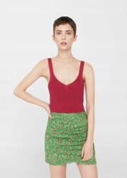 Mango Zöld Virágmintás Szoknya, Size XS/S, 100% pamut (221697)