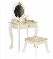  Lulilo Bella fa fésülködőasztal, tükörrel, kislányoknak, kiegészítőkkel (5903039750968)