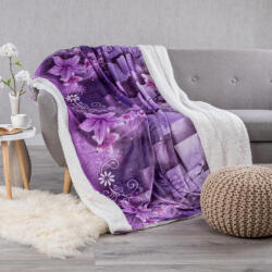 decoDoma Pătură cu blăniţă ELIS 150 x 200 cm Patura