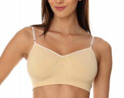 Brubeck Női Melltartó, BR00012A, Size 75A, pamut, fehér, fekete, bézs színek