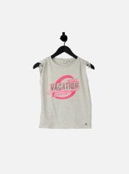 Tom Tailor Szürke Póló, nyomott mintás, Size 12L, lány (425815)