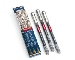 Derwent Set 3 liner Line Maker Graphite Derwent
