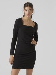 VERO MODA Fekete Csíkos Mini Ruha, Size XS, poliészter (562967)