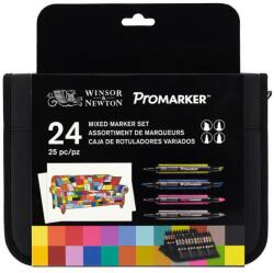 Winsor & Newton Set 24 markere Promarker Mixed Wallet Winsor & Newton
