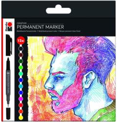 Marabu Set 12 markere permanente Significant Marabu