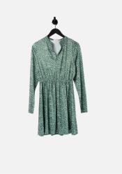 Noisy May Zöld, Mintás Ruha, Size M, poliészter, V-nyakú, mini (320383)