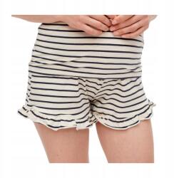 Mamalicious Ekrü Fodros Nadrág, Size S, csíkos, pamut (563179)