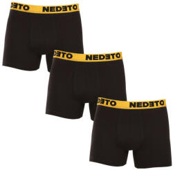 Nedeto Комплект от три - мъжки боксерки Nedeto черни Nedeto | Cheren | МЪЖЕ | XXL - zoot - 42,25 лв