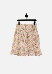 Vero Moda Ecru Mintás Boríték Szoknya, Size XS, poliészter (563114)