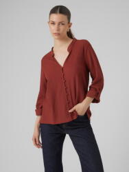 VERO MODA Barna texturált ing (52-54) (563123)
