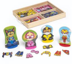 Melissa & Doug Melissa Doug PAW Patrol Set Magnetic din Lemn 64 Piese Figurine si Accesorii (33267) Figurina