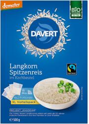 Davert Orez cu bob lung, in punga de gatit, 4x2 portii bio 500g