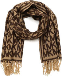 Michael Kors Eșarfă Allover Mk Yarn Dye MKMC535310 252 dkcamel/choc