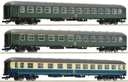 Roco Комплект от три пътнически вагона 3 - D 377 „Hispania-Express, DB (6200053)