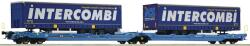 Roco Съчленен товарен вагон T3000e на EUROWAGON (6600035)