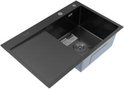 Böhm Chiuveta bucatarie din inox alimentar SUS304 , BH7849RB BÖHM nano black 780x490x215 mm (16981) Chiuveta
