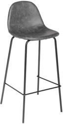 Brius Scaun bar atmosphera vladi cadru metal si lemn, 44x42x95 cm, design retro modern, gri (JJ-131341B)