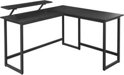 Brius Birou forma l suport monitor cadru metalic industrial, 140x130x76 cm, maxim 50 kg, negru (EZ-LWD56BK)