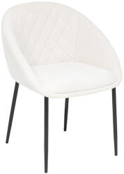 Brius Scaun atmosphera seliso chenille cadru otel, 60x57x81 cm, design contemporan, bej (JJ-207307A)