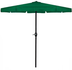 Brius Umbrela terasa gradina manivela diametru 400 cm poliester, protectie uv, verde (GU-0031)